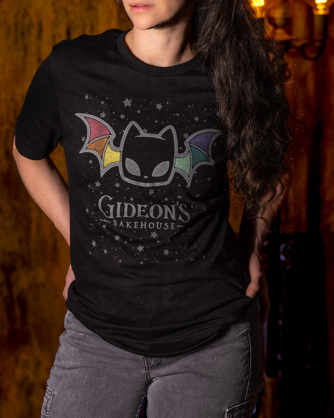 Winged Black Cat Pride Shirt!