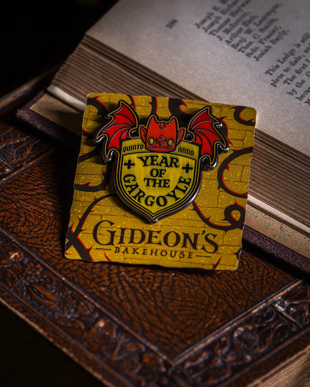 Year of the Gargoyle Pin: Fire Edition!