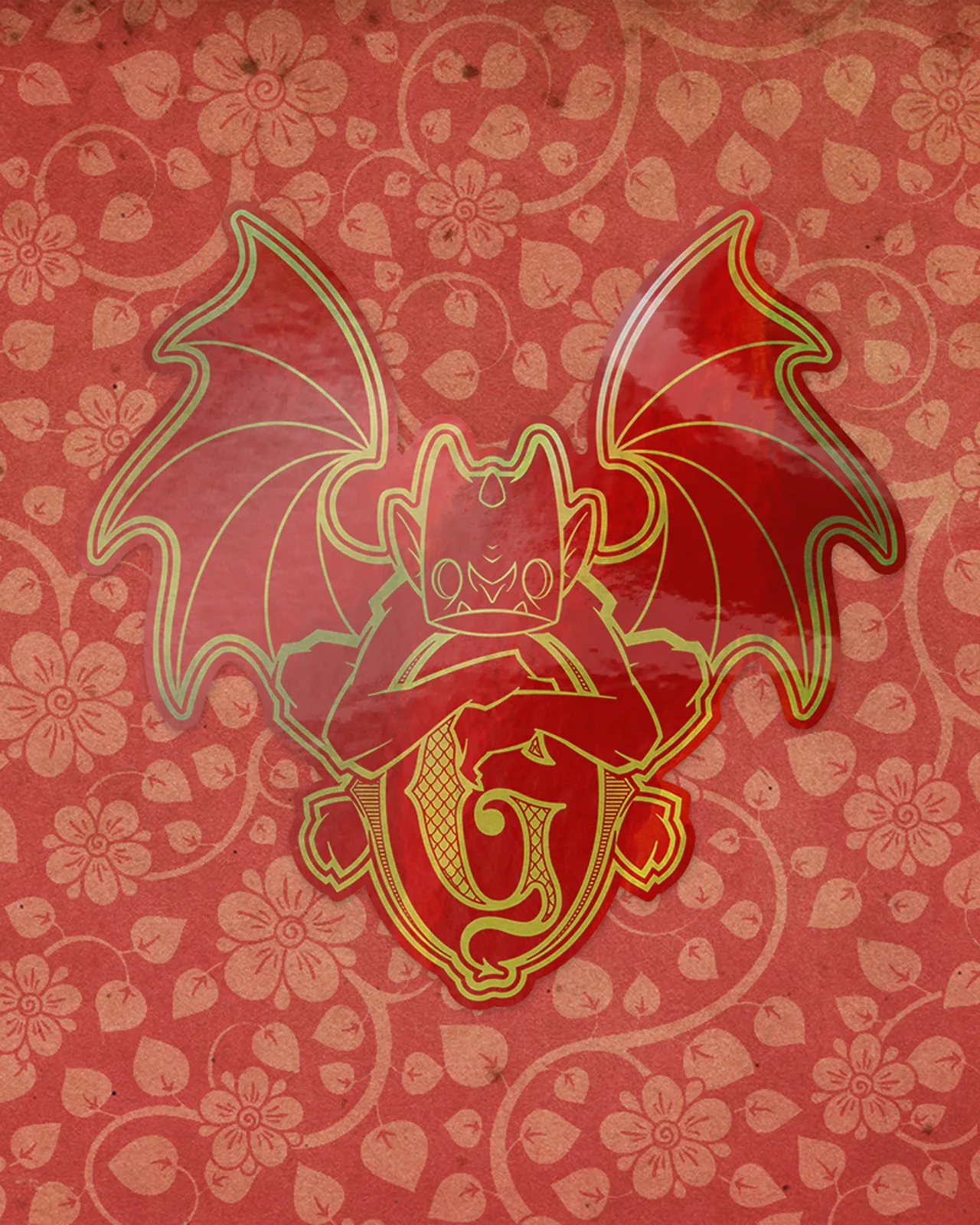 Eternal Flame Gargoyle Sticker!