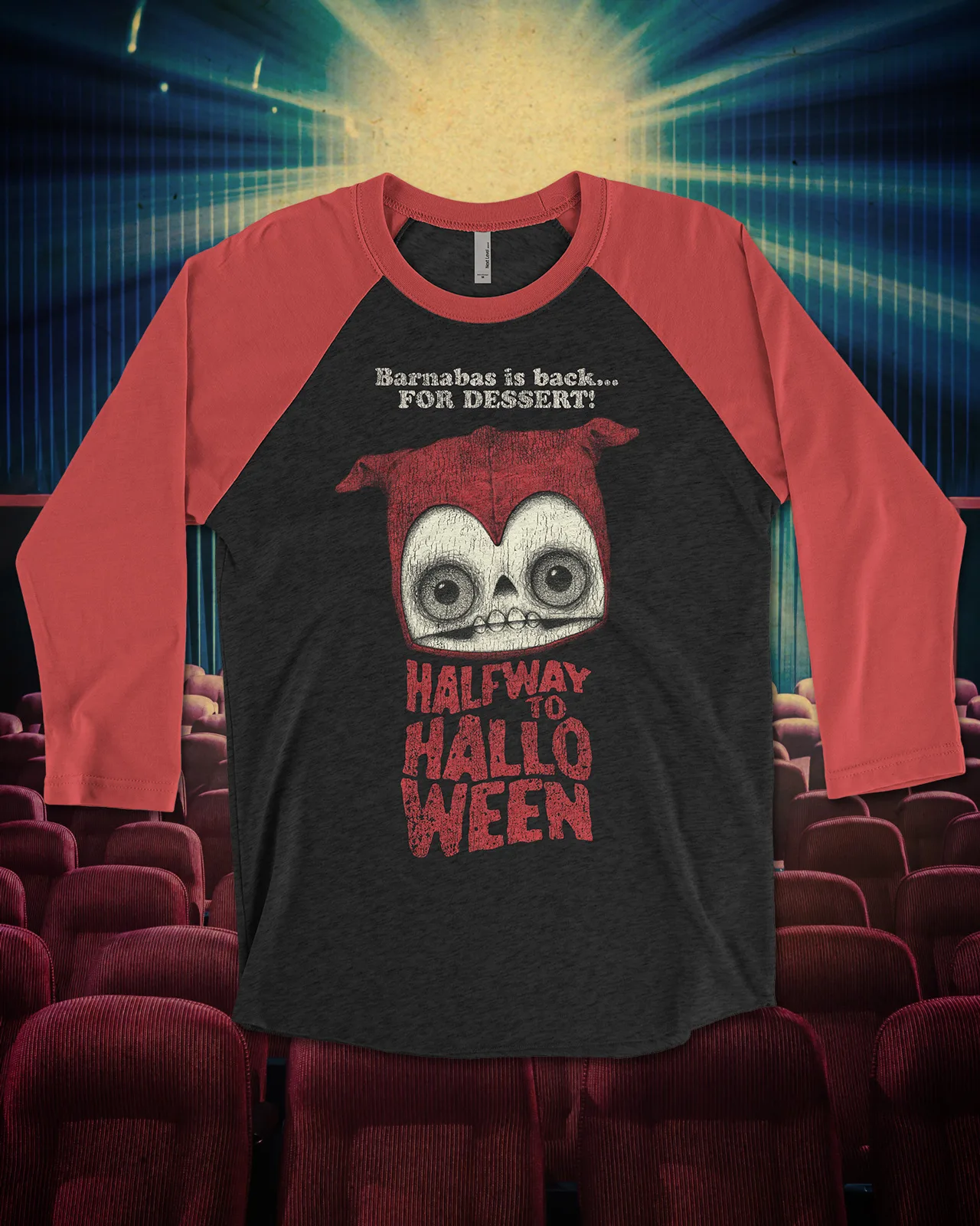 Halfway to Halloween Raglan Tee!