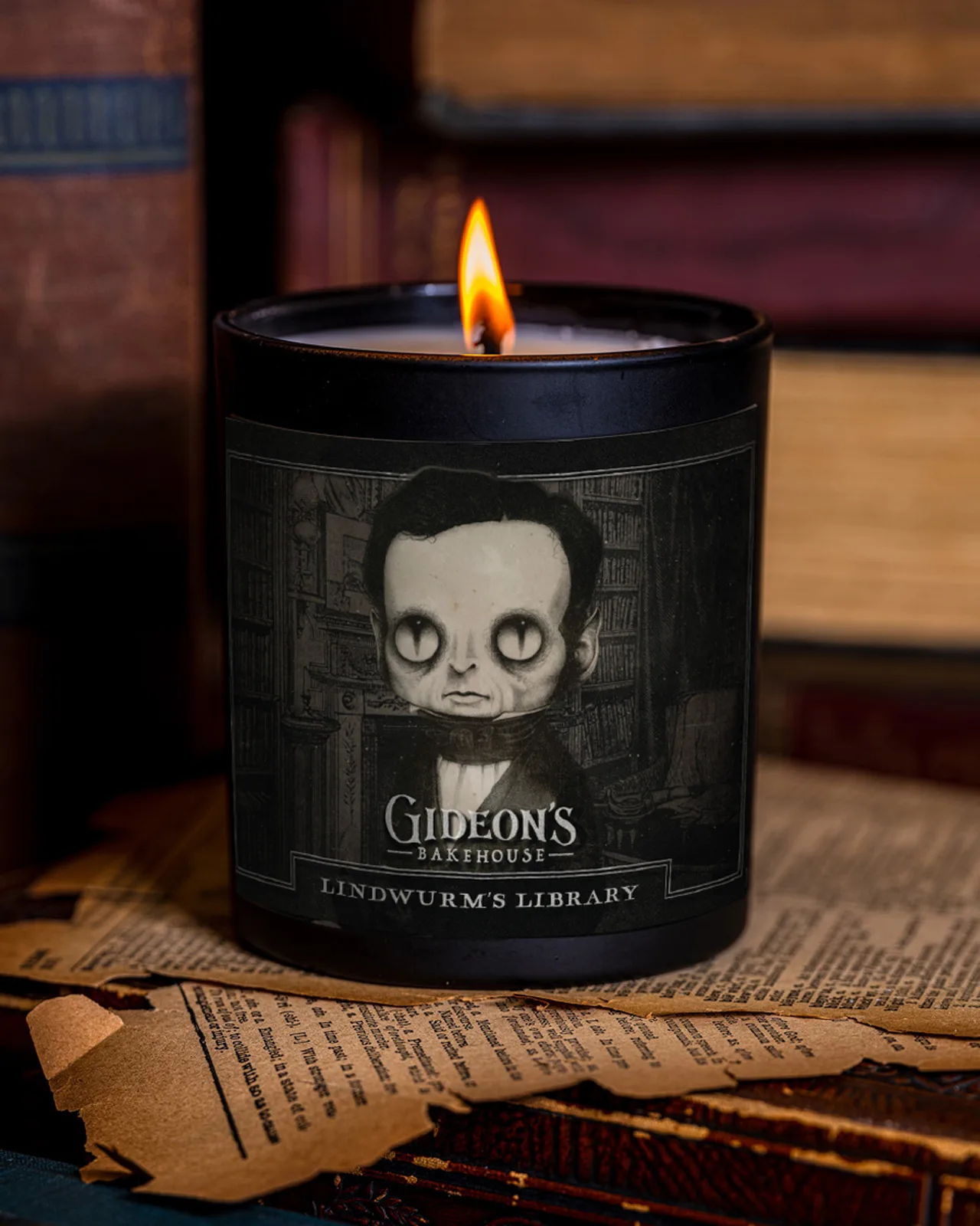 Lindwurm's Library Art Candle!
